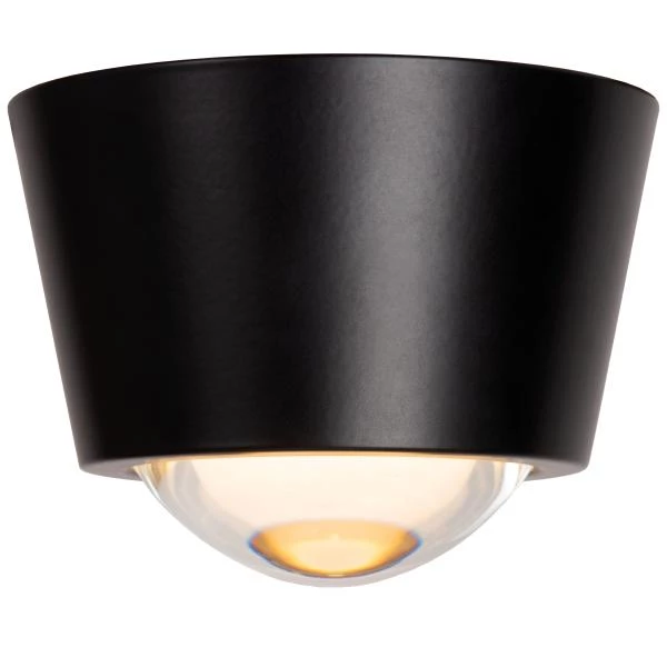 Lucide RIGON - Plafonnière - Ø 9 cm - LED - 1x6W 3000K - Zwart - detail 1